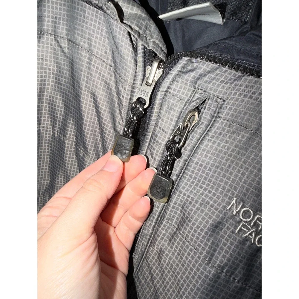 The North‎ Face Mens Lightweight Full Zip Jacket Grey Plaid L